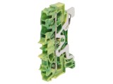 Conector de &Icirc;mbinare Șine 2,5mm&sup2; 3 Borne Galben-Verde