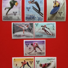 SHARJAH, GRENOBLE - SERIE COMPLETĂ MNH