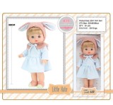 Cumpara ieftin Papusa Little Kate cu caciula, guler, rochie, si incaltari detasabile, 38 cm