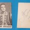BENONE SINULESCU fotografie carte postala anul 1977 cu dedicatie autograf