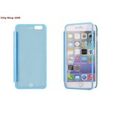 Husa Flip Mega View Albastru Apple iPhone 4/4S