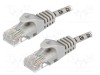 Cablul Patch Cord U/UTP 5e CCA gri 0,5m RJ45 - LOGILINK