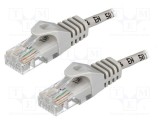 Cablul Patch Cord U/UTP 5e CCA gri 0,5m RJ45 - LOGILINK