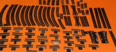 75 bucati linii sine pt. trenulet electric scara tt -12 mm profil U - cele vechi foto