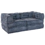 VidaXL Pernă 2 pcs albastru 70 x 70 x 54 cm Poliester