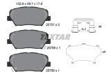 Set placute frana TEXTAR 2575701