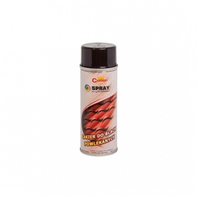 Spray vopsea Profesional CHAMPION pentru tabla acoperis 400ml Maro-Ciocolata Cod: RAL 8017 foto