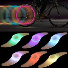 Lumina LED multicolora pentru spita bicicleta,3 moduri iluminare foto