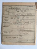 Bilet de adeverirea proprietatii, Vanzarii si sanatatii animalelor, 1948 / CD1P