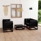 Gossi set mobilier gradina cu perne, 5 piese, lemn masiv pin