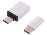 Adaptor USB 2.0 și USB 3.0 din Aluminiu, Logilink