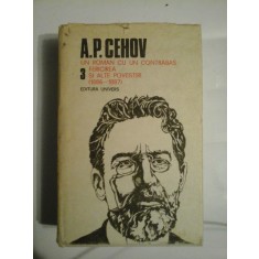 UN ROMAN CU UN CONTRABAS FERICIREA SI ALTE POVESTIRI; ( 1886-1887 ) - A. P. CEHOV