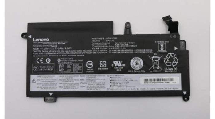 Lenovo 01AV436 Baterie din fabrică 3c 42Wh LiIon SMP
