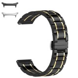 Curea ceramica, compatibila cu Samsung Galaxy Watch Ultra, Black Gold