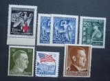 Set timbre Germania Boemia Crucea Rosie Siegfried Hitler USA Casa Alba - A228