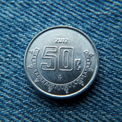 2L - 50 Centavos 2012 Mexic foto