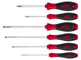 Kit 6 Șurubelnițe Pozidriv și Plate SoftFinish