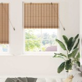 vidaXL Jaluzele și Rulouri pentru Fereastră Maro deschis 120 x 220 cm