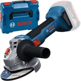 Bosch GWS 18V-8 - Polizor unghiular fara acumulatori si incarcator Li-Ion 18 V - Ah 125 mm valiza speciala