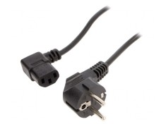 Cablu Electric 3x0,75mm2 PVC 1,8m Negru Cablexpert