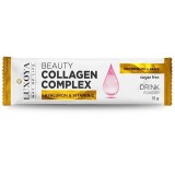 Pudra de colagen complex cu hialuron si vitamina C Luxoya aroma pepene si struguri 15 gr