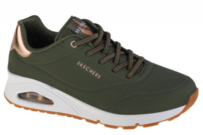 Pantofi pentru adidași Skechers Uno-Shimmer Away 155196-OLV verde foto