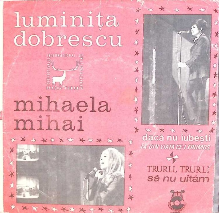 Disc vinil, LP. DACA NU IUBESTI; IA DIN VIATA CE-I FRUMOS ETC.-Luminita Dobrescu, Mihaela Mihai-264457