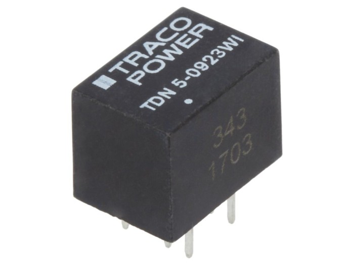 Convertor DC/DC 5W 15V/-15V