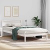 Cadru de pat Alb 90 x 190 cm Lemn de brad solid