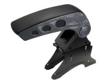 Cotiera Auto Universala Automax Carbon Rabatabila, Spatiu Depozitare, Kit Montaj Inclus, Design Modern