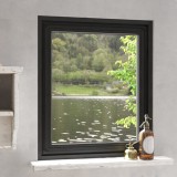 vidaXL Plasă insecte magnetică pentru ferestre, antracit, 100x120 cm