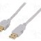 Cablu USB A mufa, USB A soclu, USB 2.0, lungime 3m, gri, BQ CABLE - CAB-USB2AAF/3G-GY