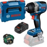 Bosch GDS 18V-750 C + GAL 1880 CV - Masina de insurubat cu impact fara acumulatori Li-Ion 18 V - Ah patrat 1/2 inch 750 Nm M12-M22 valiza speciala acc