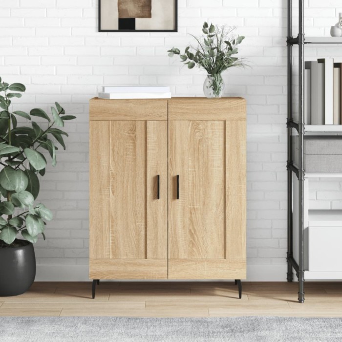 vidaXL Servantă, stejar sonoma, 69,5x34x90 cm, lemn compozit 830215