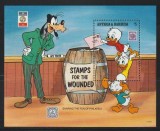 Antigua &amp; Barbuda MNH 1986 - Disney desene animate societatea filatelica americana - colita