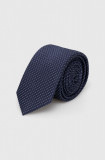 Cumpara ieftin HUGO cravată de mătase culoarea bleumarin 50509054