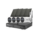 Cumpara ieftin Kit Supraveghere Solara 4 Camere 4MP Wireless Taggo, NVR, IR 30m, Audio Bidirectional, Detectie Miscare, Alarma, IP66