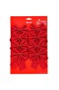 Set Fundite Decorative Craciun, 8 Bucati, Culoare Rosie, Dimensiuni 10x13cm, Oem