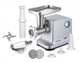 Masina de tocat Heinner MG-2100SS 2100W, accesoriu rosii si palnie carnati