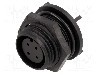 Conector circular, mama, 4 pini, BULGIN - PX0413/04S/PC