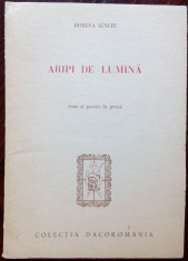 DORINA IENCIU - ARIPI DE LUMINA(RIME SI POEME IN PROZA)[DACOROMANIA/MADRID 1963] foto