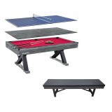 Masa biliard 3-in-1 inSPORTline Residento cu banca inclusa FitLine Training