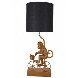 Lampa de masa cu o maimuta cu bicicleta CW249, Veioze
