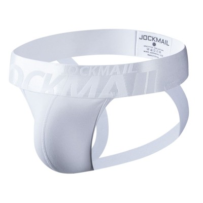 Chiloti Jockstrap Barbati JockMail Push Up Suspensor Open Back Shiny foto