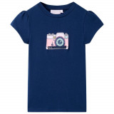 Tricou pentru copii, bleumarin, 116