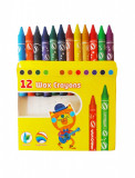 Creioane cerate, Set 12 bucati, 12 culori, CRE2