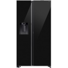 Side by side Samsung RS80F64JEBEO, 634 l, SmartThings AI Energy, Full No Frost, Mono &amp;amp; Metal Cooling, Dozator de apa/gheata, Filtru UV Dezodorizan