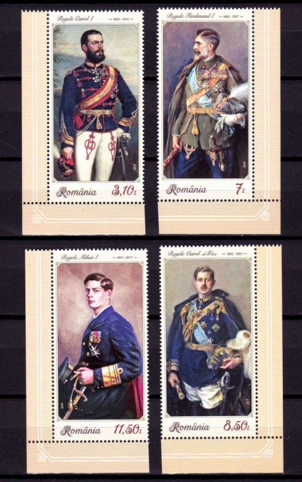 ✅RO 2019 LP 2264 &quot;Uniformele regalitatii ( I ) &quot; , serie colt (dr. sau st.), MNH