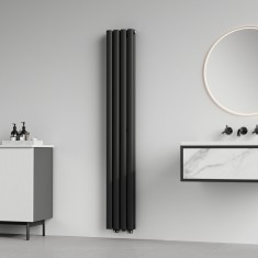 Radiator dublu Nore 160x24cm negru 812W [neu.haus] HausGarden Leisure foto