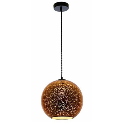 Pendul 3D GLASS COPPER FIREWORKS foto